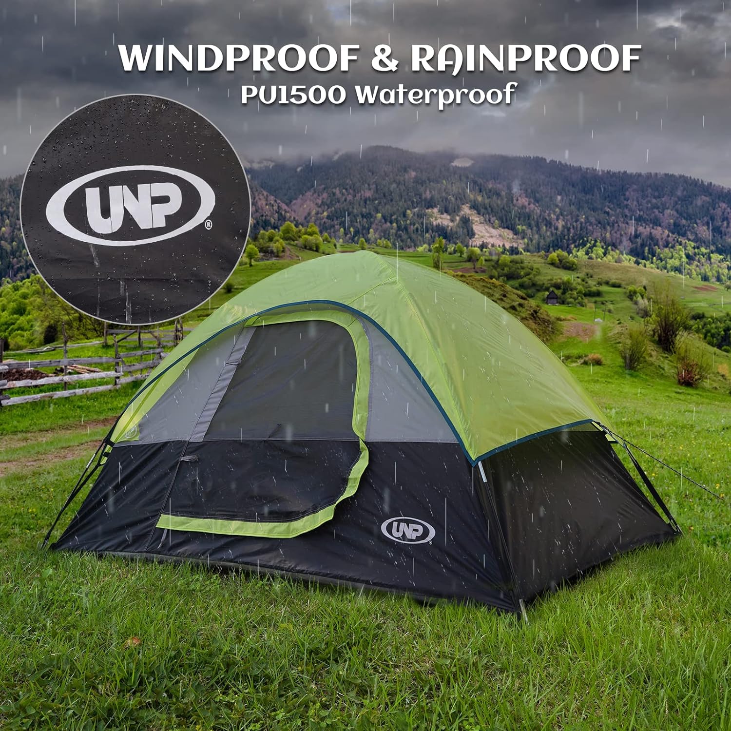 Camping Tent 2 Person, Waterproof Windproof Tent_1