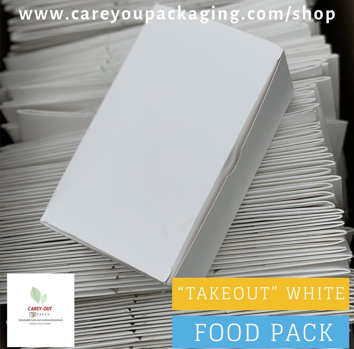 QUICK SERVICE TAKEOUT BOXES - PLAIN WHITE _7