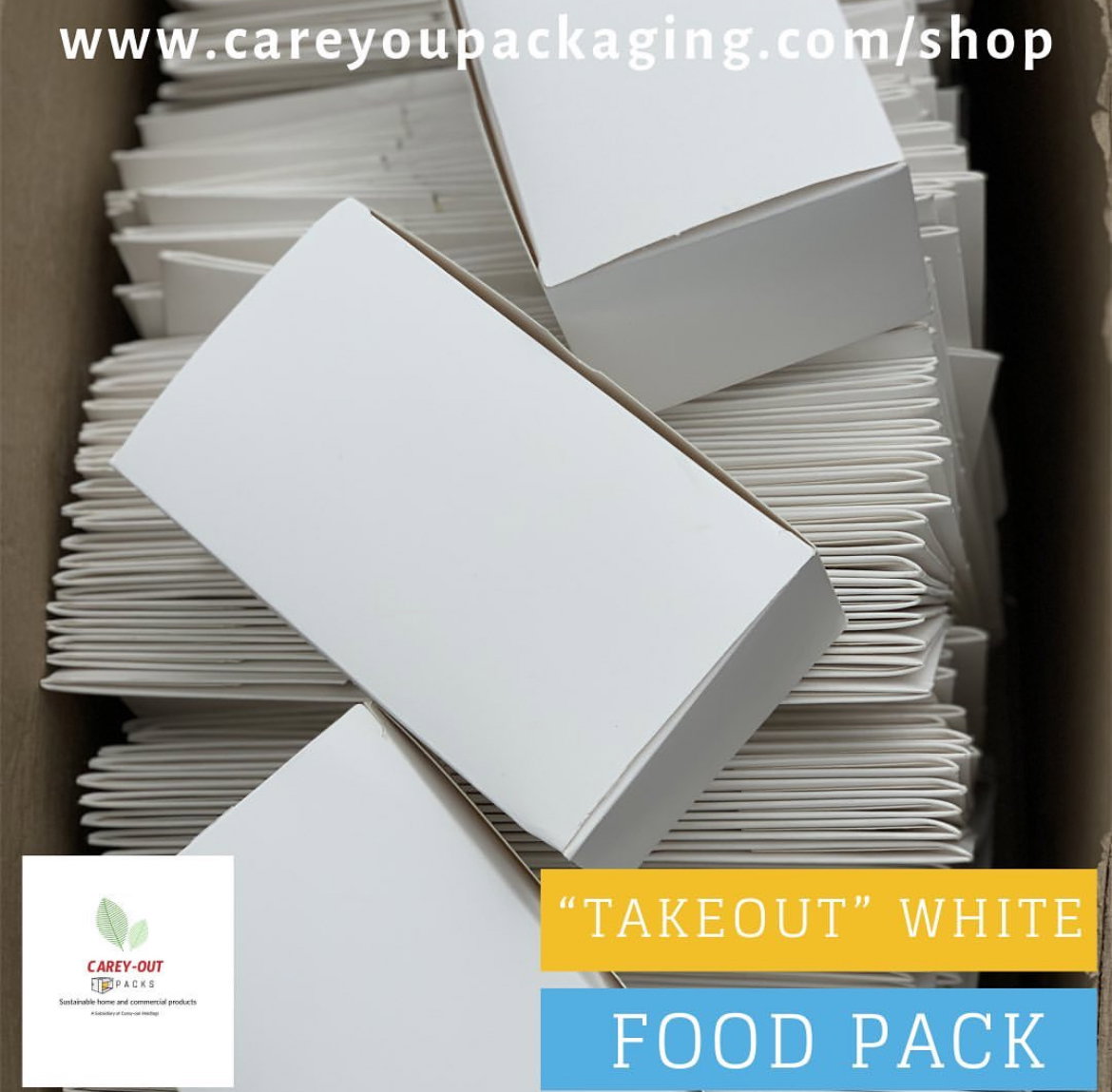 QUICK SERVICE TAKEOUT BOXES - PLAIN WHITE _6