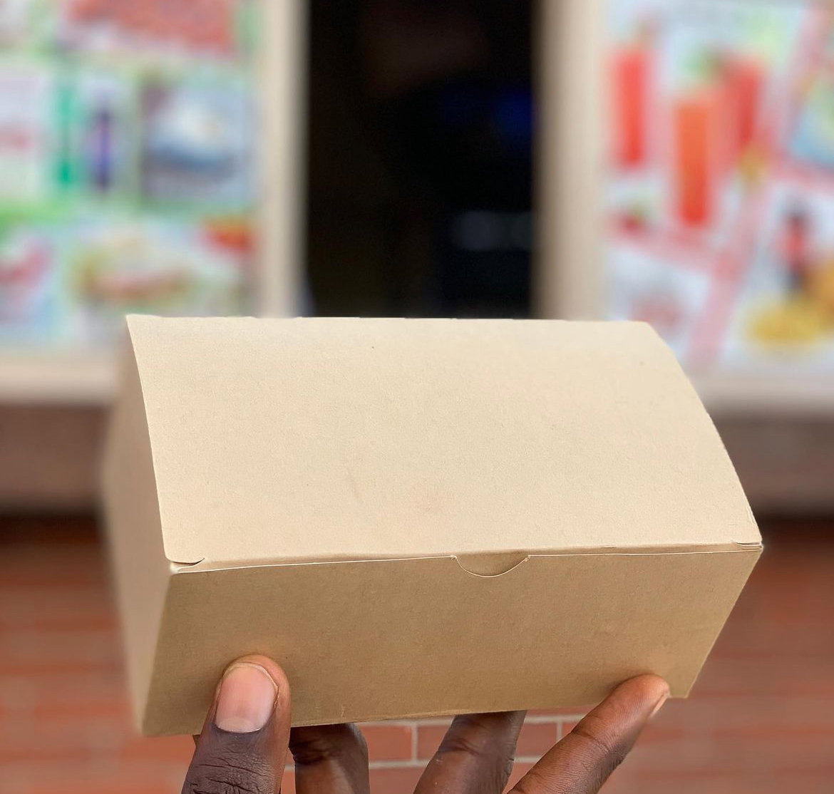 QUICK SERVICE TAKEOUT BOXES - PLAIN BROWN _3
