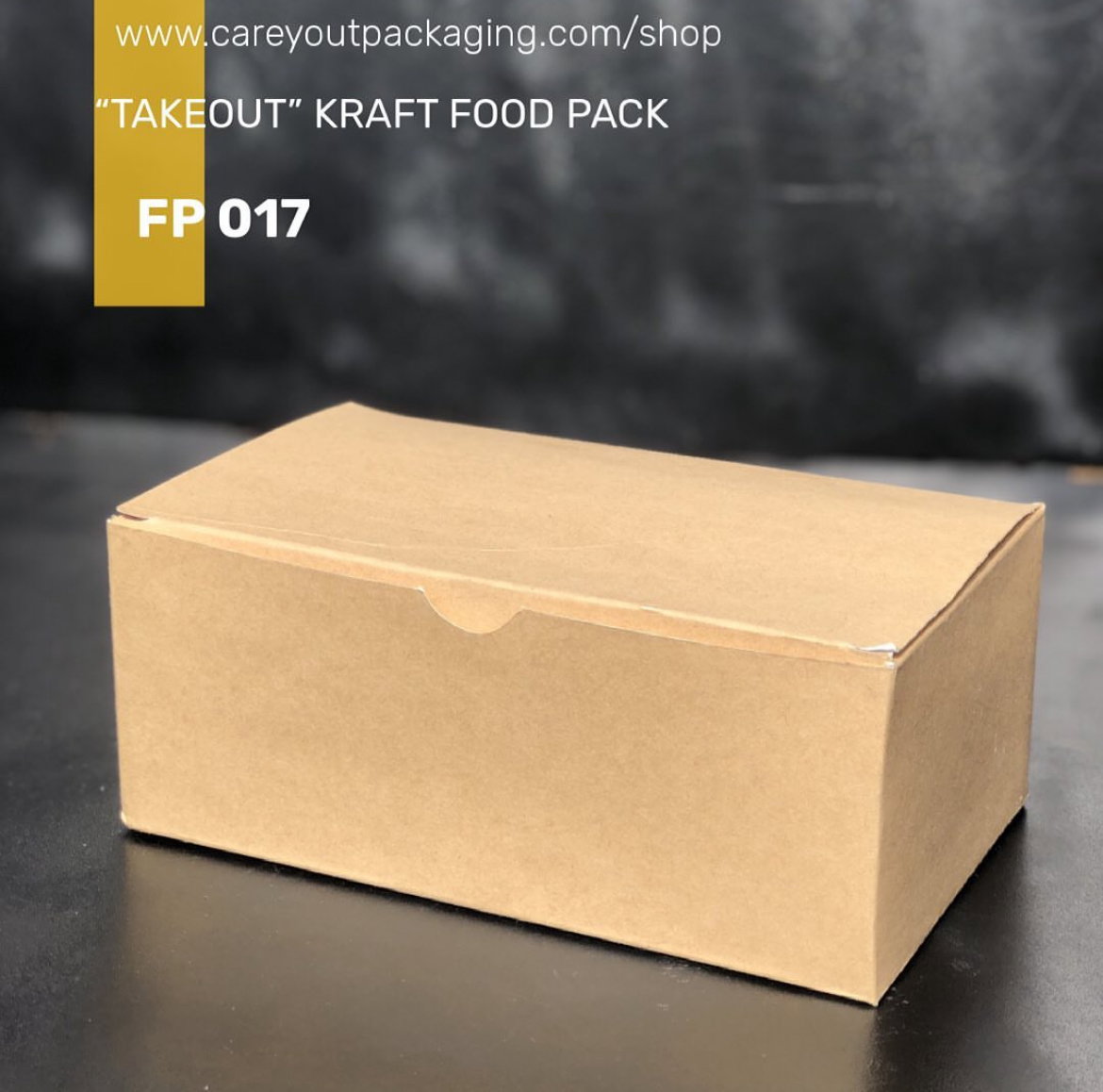 QUICK SERVICE TAKEOUT BOXES - PLAIN BROWN _2
