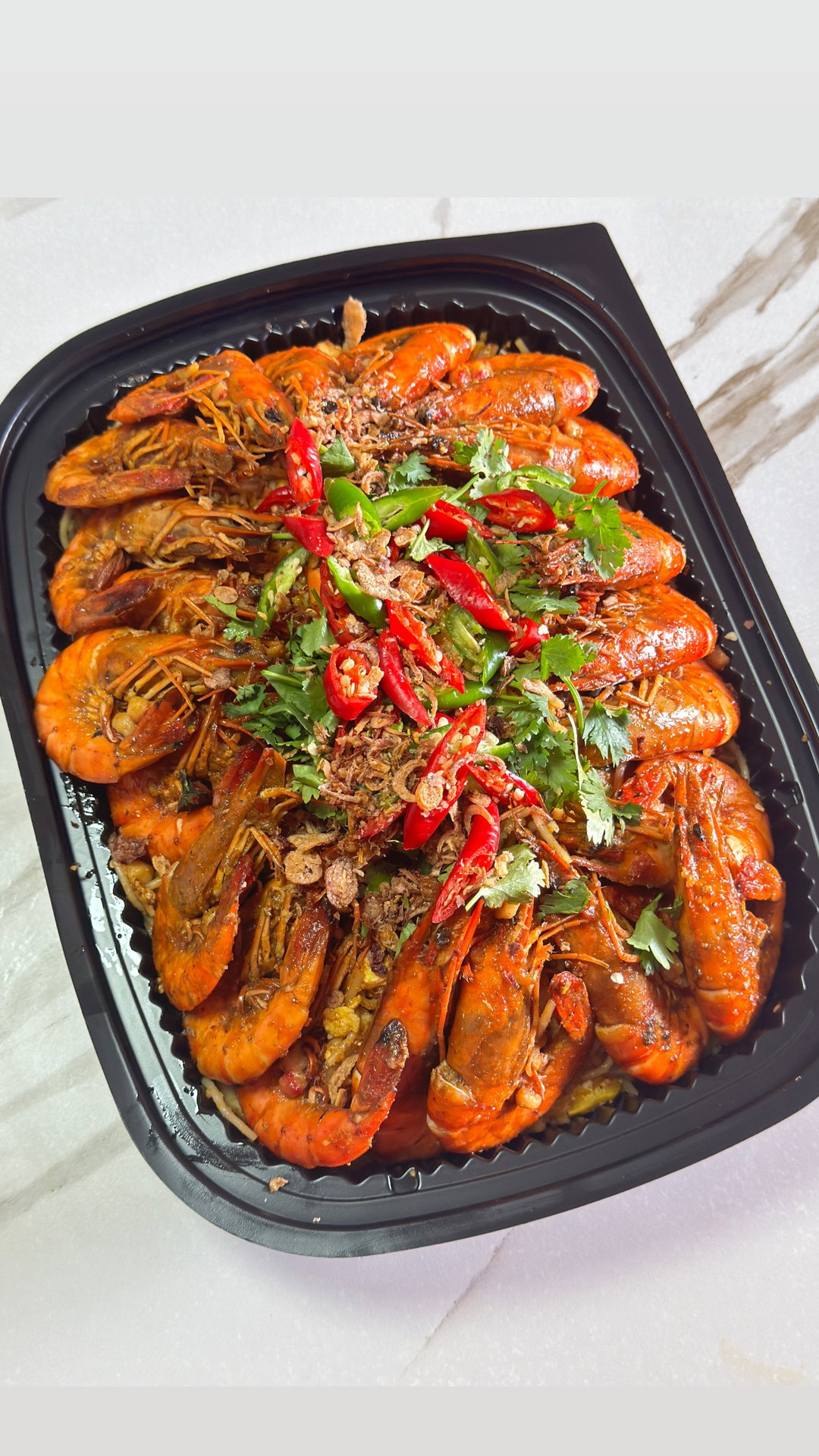 Fried Laksa Tom Yum Prawn  (15-20paxs)