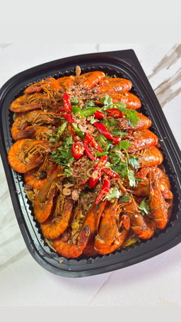 Fried Laksa Tom Yum Prawn  (15-20paxs)