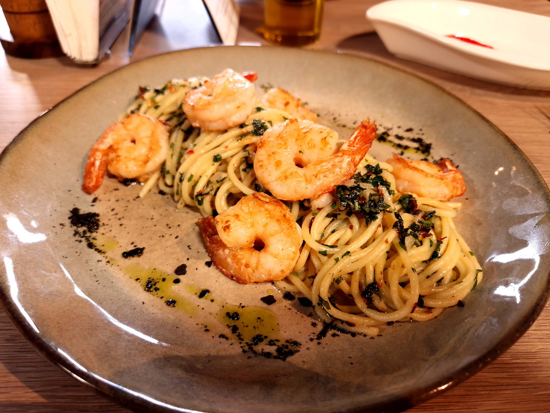 Spaghetti cu creveti