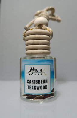 Caribbean Teakwood Car Freshener