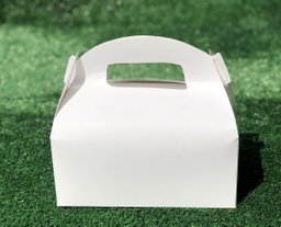 TAKEOUT GABLE BOXES - PLAIN WHITE 