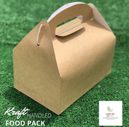 TAKEOUT GABLE BOXES - PLAIN BROWN - 