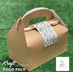TAKEOUT GABLE BOXES - PLAIN BROWN - 