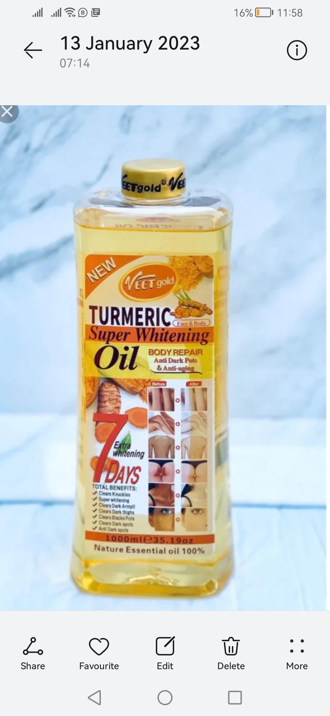 Tumeric Veet and Egg 🥚 yolk Corrector oil_1