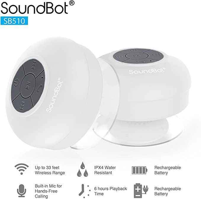 Bluetooth Waterproof Shower Speaker_6