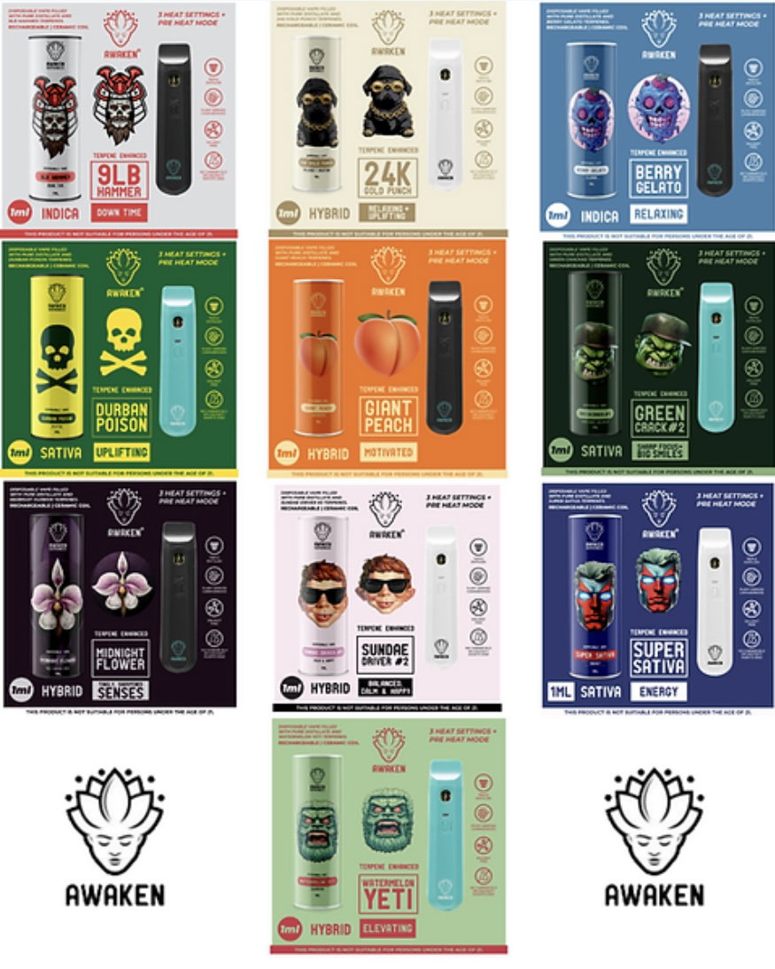 Awaken® | Vape | 1ml | Disposables