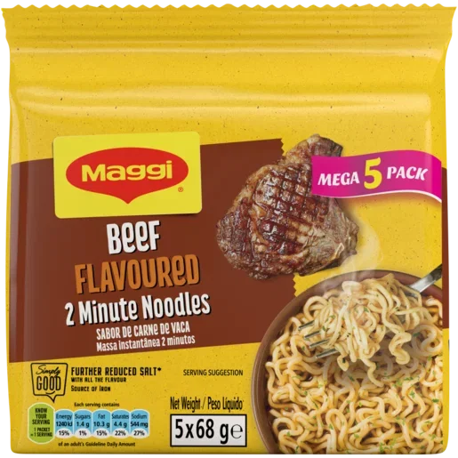 Maggi Beef Flavoured 2 Minute Noodles
