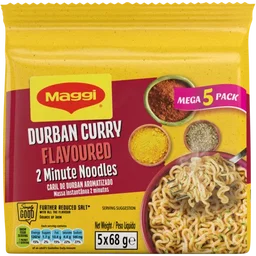 Maggi Durban Curry Flavoured 2 Minute Noodles