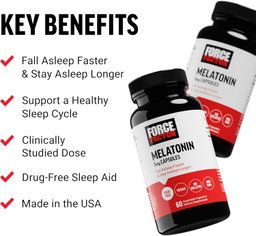 FORCE FACTOR MELATONIN 5MG - 60 CAPSULES