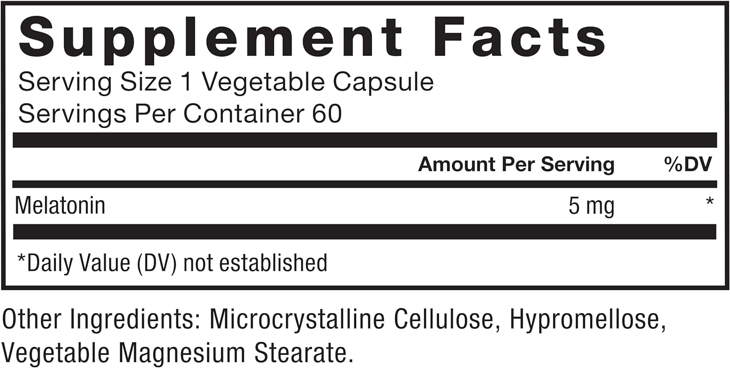FORCE FACTOR MELATONIN 5MG - 60 CAPSULES_1