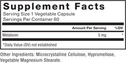 FORCE FACTOR MELATONIN 5MG - 60 CAPSULES