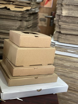 CATERING PLATTER BOXES - 12” x 10‘’ x 3’’ / BROWN - WITHOUT WINDOW