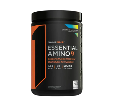 R1 ESSENTIAL AMINO 9 BLUE RAZZ LEMONADE 30 SERV_0