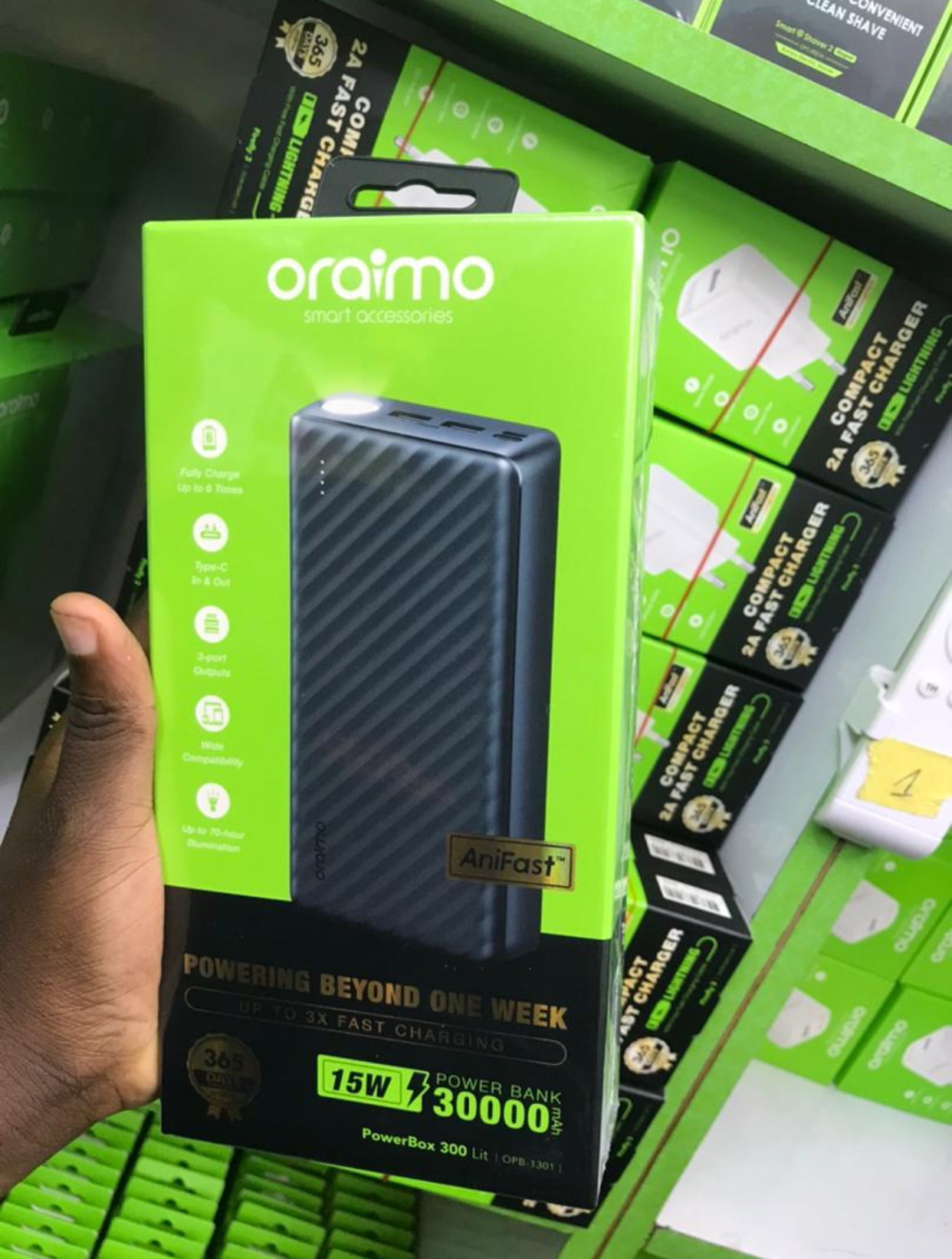 oraimo 30000mAh Fast-charging Power Bank_0