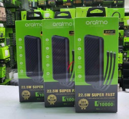 oraimo 10000mAh 3 câbles Charge rapide mince