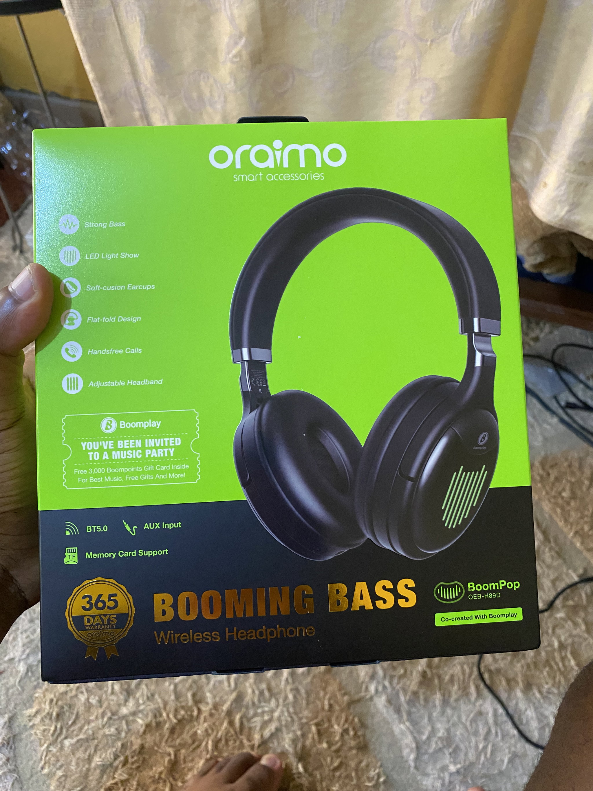 Oraimo casque Boomplay_0