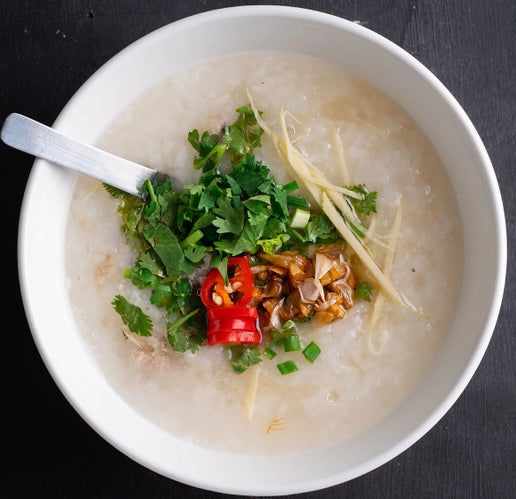 Rice Soup with Chicken and Egg_0