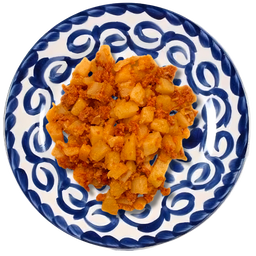 Taco con arroz y un guiso a elegir 