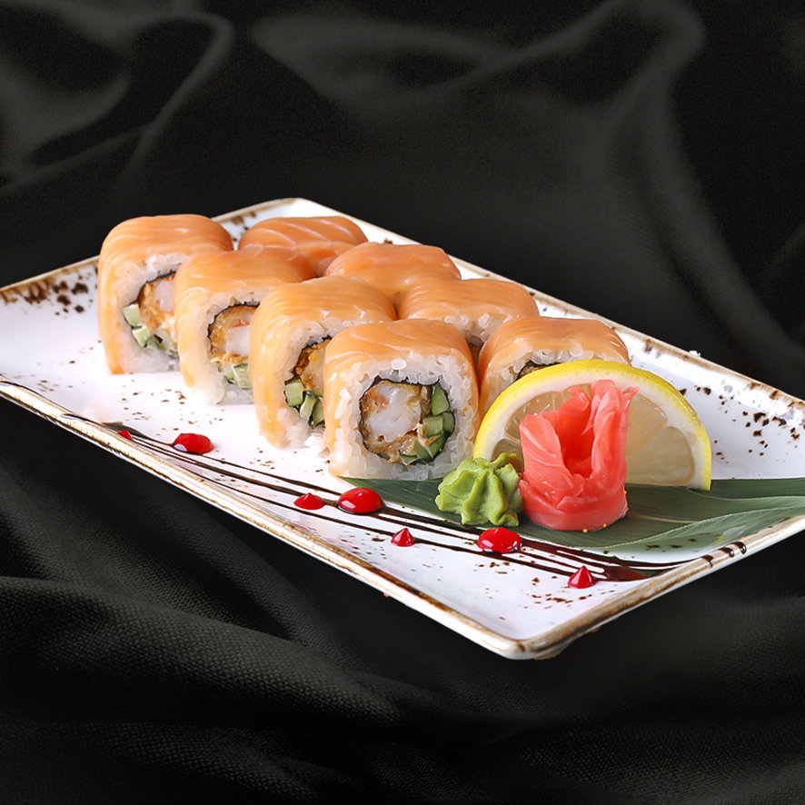Sake tempura roll / 8 pcs