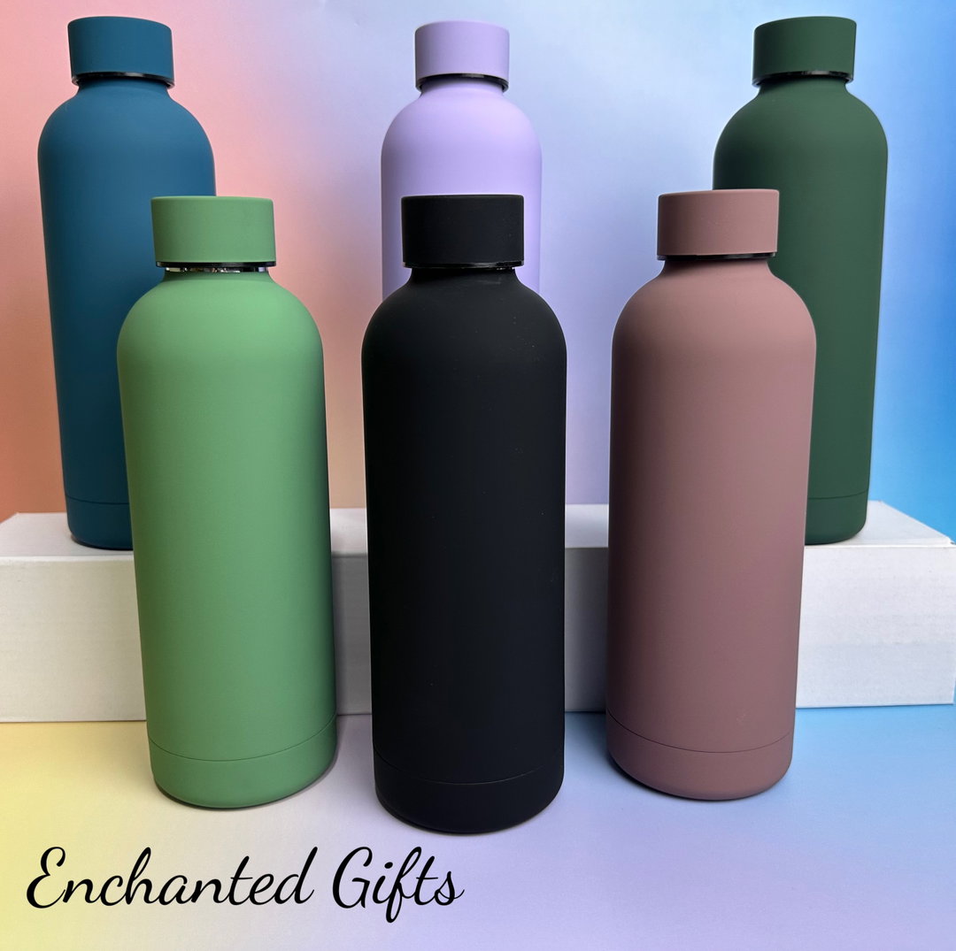 Matte Stainless Steel Thermal Bottle 
