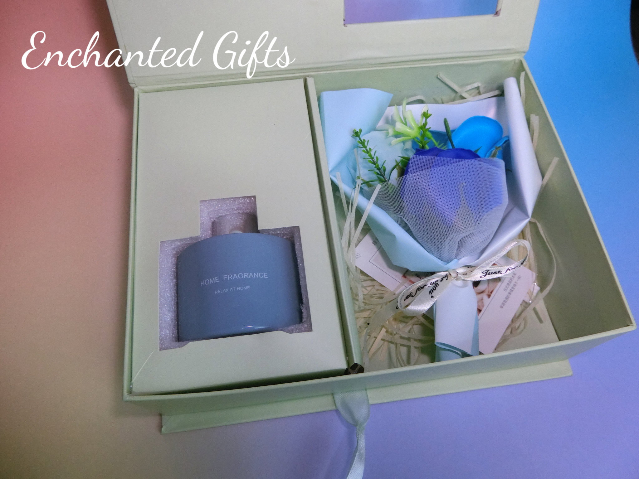 Flower Bouquet & Diffuser Gift Box _1