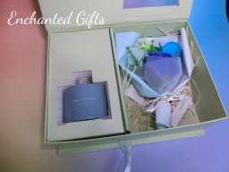 Flower Bouquet & Diffuser Gift Box 
