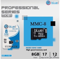Bluei 8 GB Memory Card With Warranty
