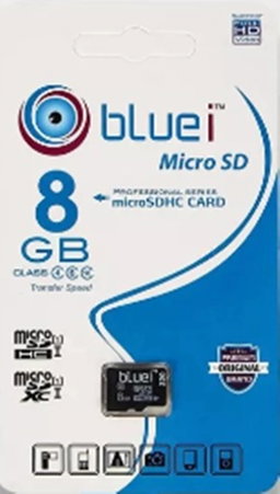Bluei 8 GB Memory Card With Warranty