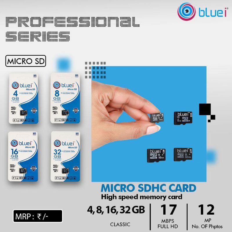 Bluei 32 GB Memory Card With Warranty_1