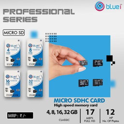 Bluei 32 GB Memory Card With Warranty