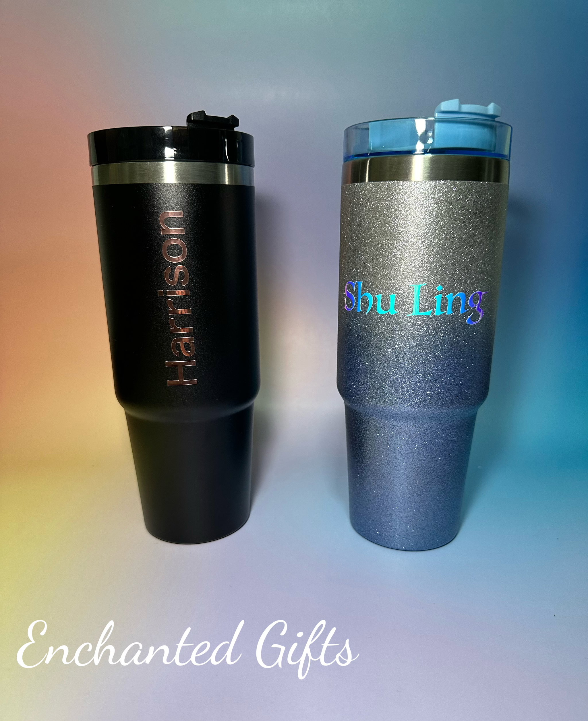 Glitter Stainless Steel Thermal Insulated Flask_5