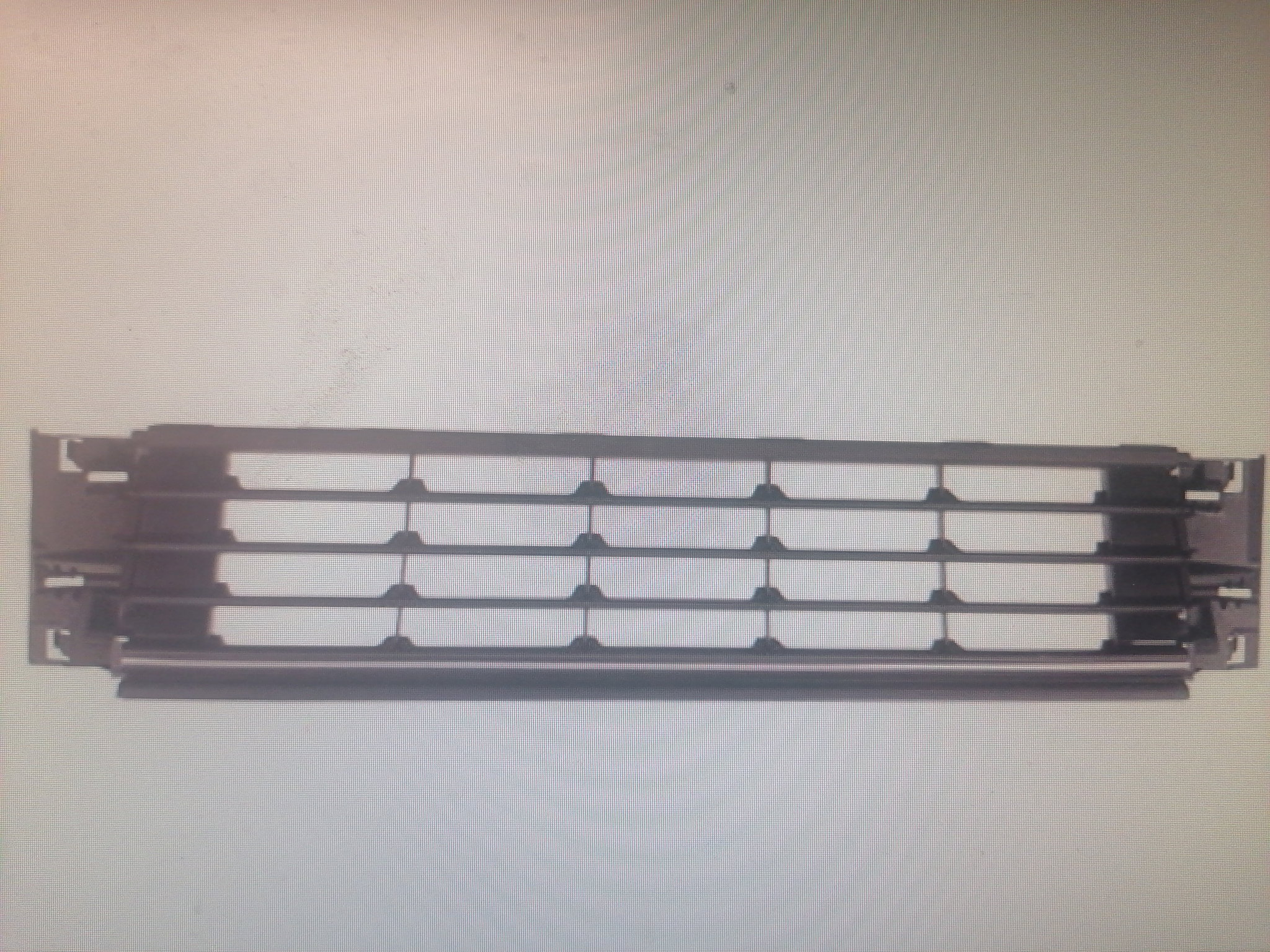Vw polo tsi bumper center grill _0