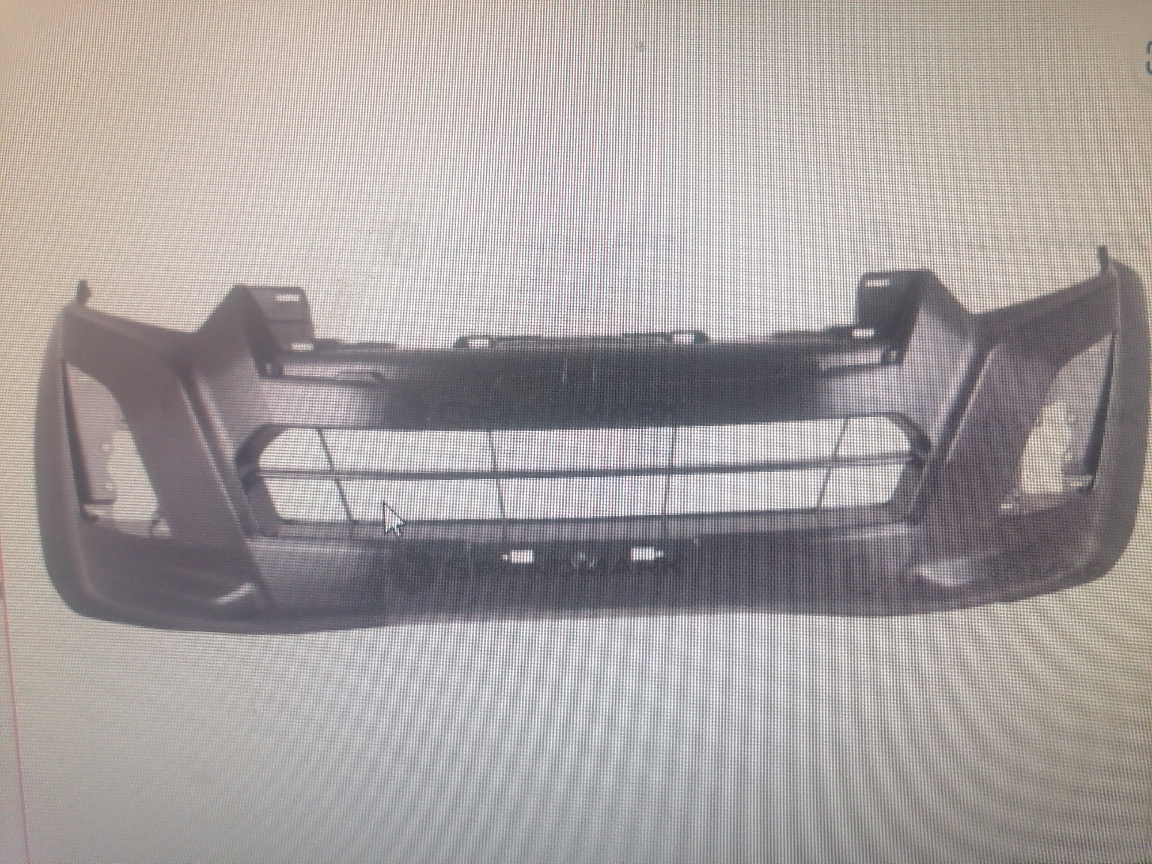 Isuzu 2016 front bumper
