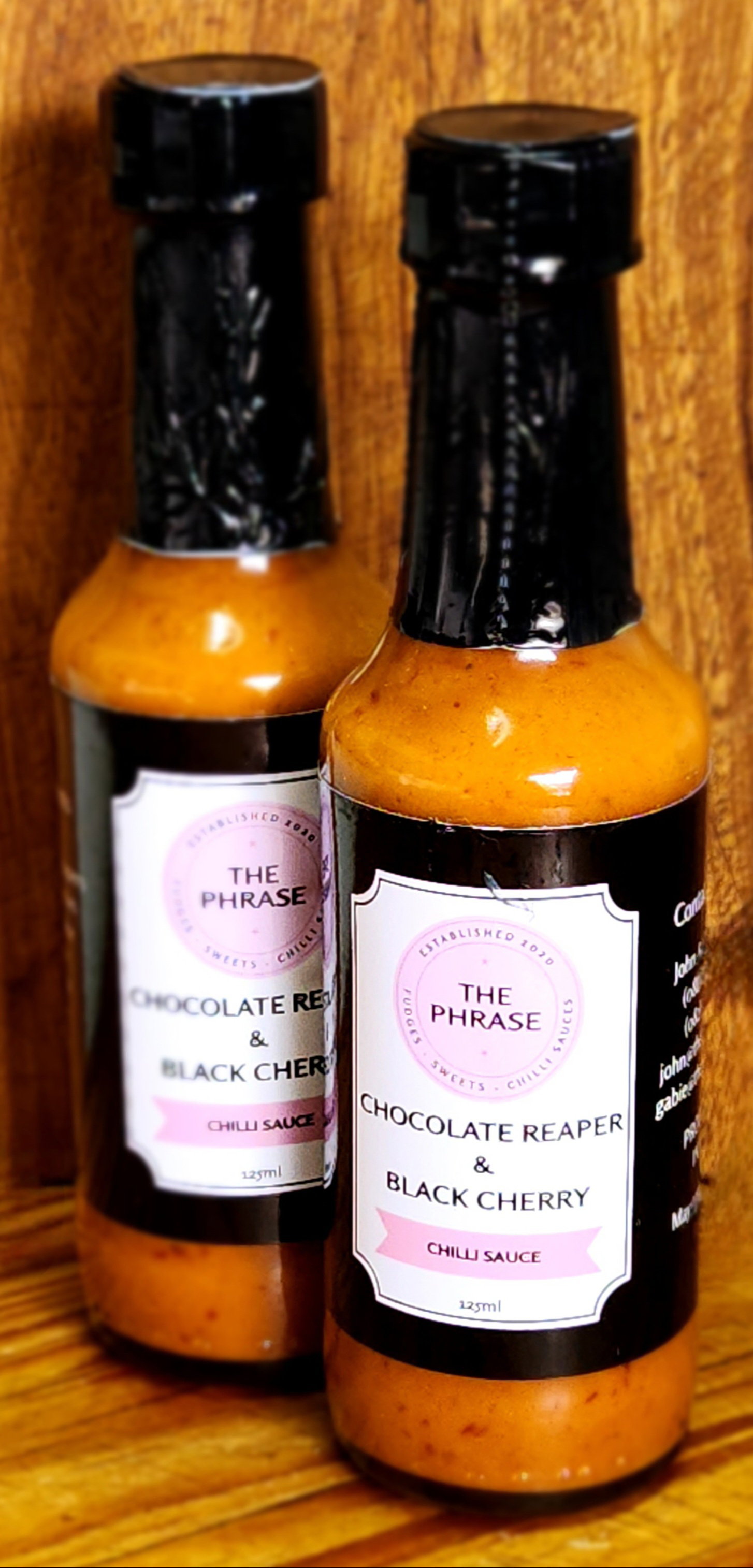 Chocolate Reaper & Black Cherry Sauce 125ml Bottle