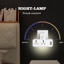 Multifunctional Home Fast Charging Socket with Night Light
