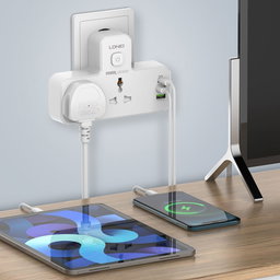 Multifunctional Home Fast Charging Socket with Night Light