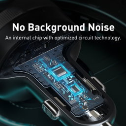 Baseus Car Bluetooth MP3 Player Charger with Digital Display