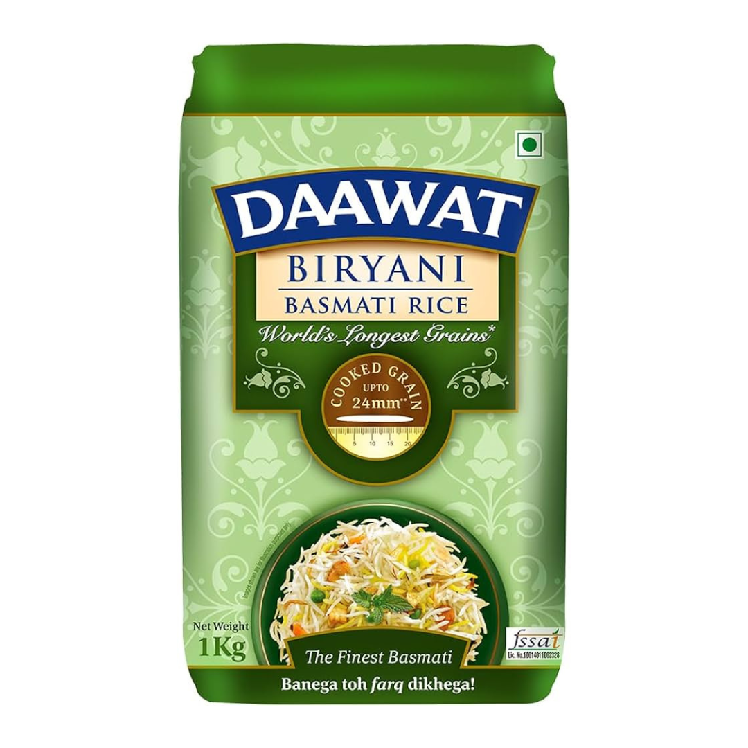 Daawat Biryani Basmati Rice 1kg_0