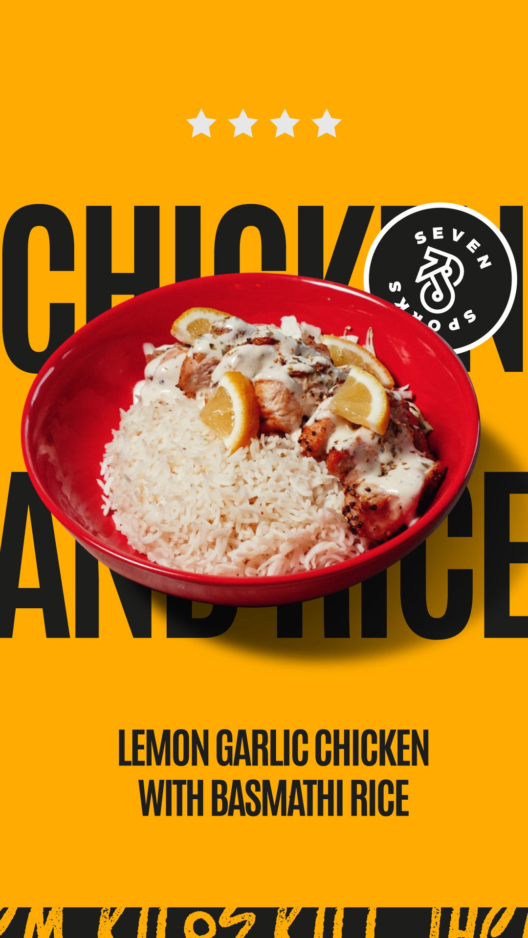 Lemon Garlic Chicken Bowl