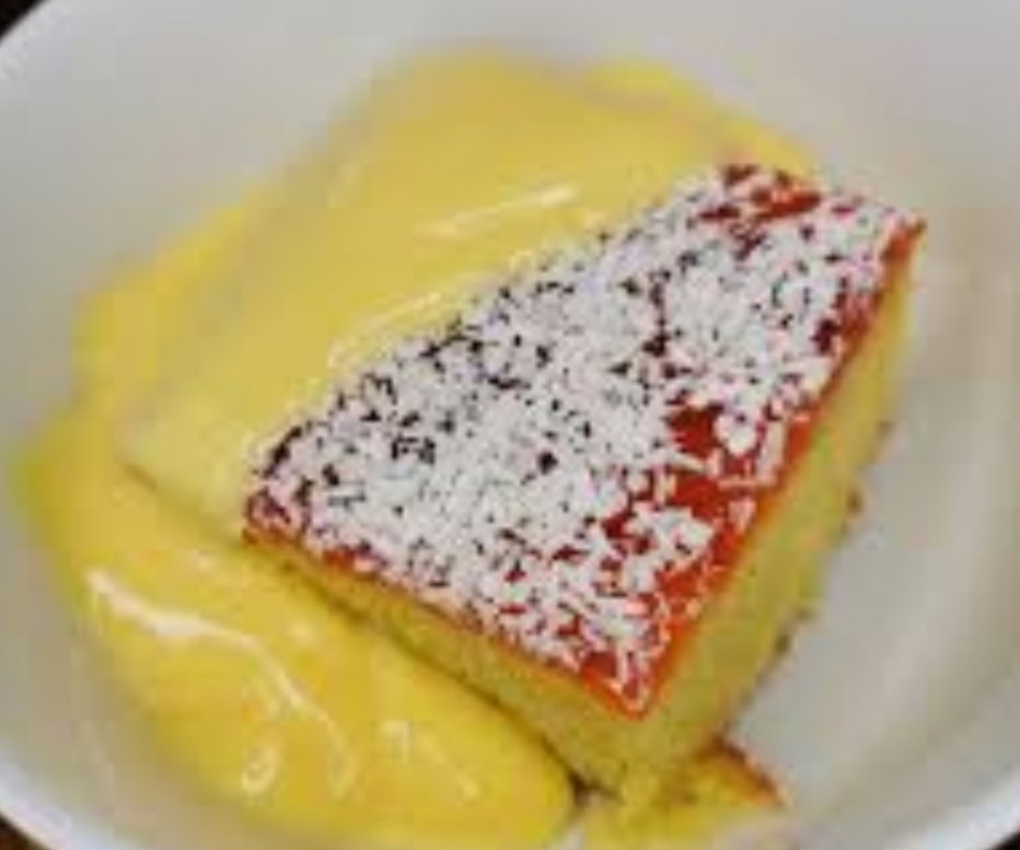 Jam & Coconut Sponge 