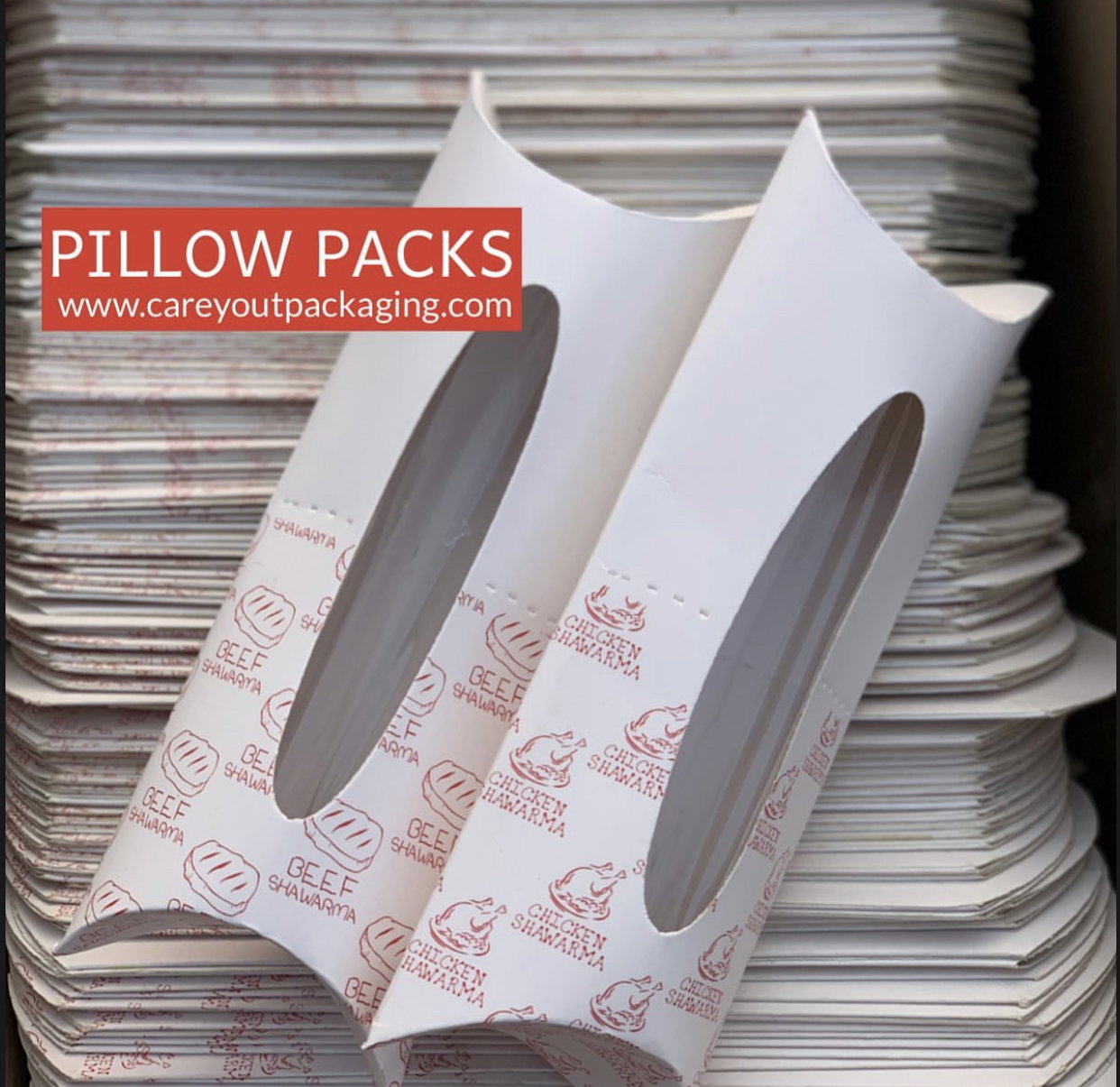 SHAWARMA PILLOW PACKS - CHICKEN & BEEF / WINDOWED AND NON WINDOWED _3