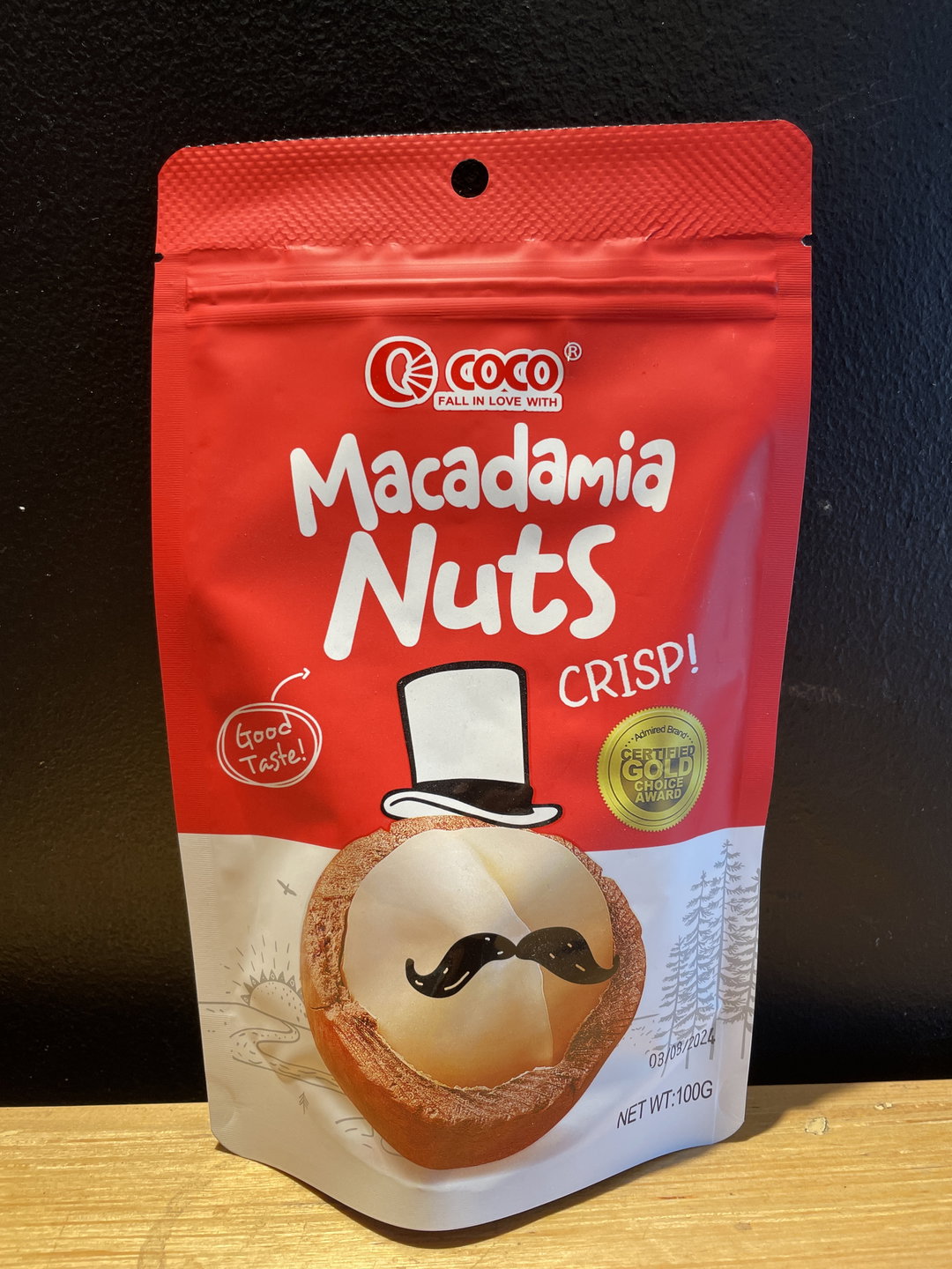 Coco Macadamia Nuts Crisp 100g