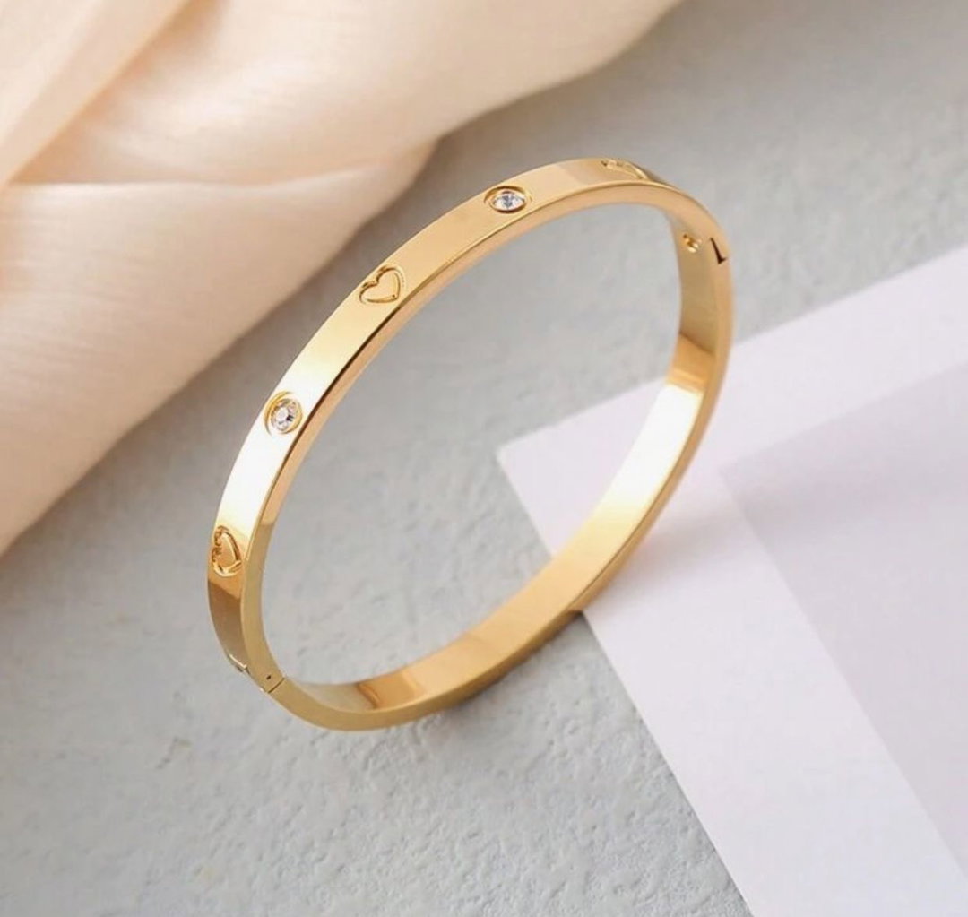 Stainless Clasp Bangle 