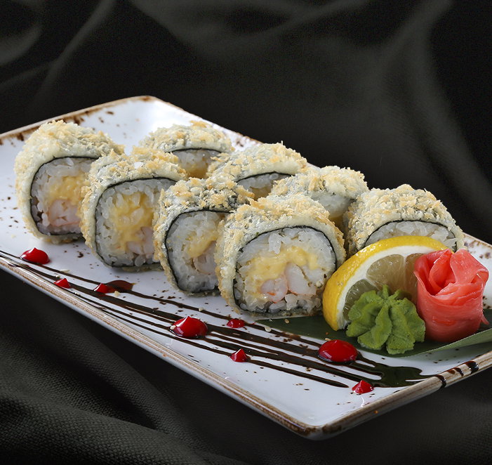 Cheese shrimp roll / 8 pcs