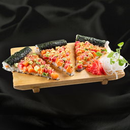 Sea fried pizza